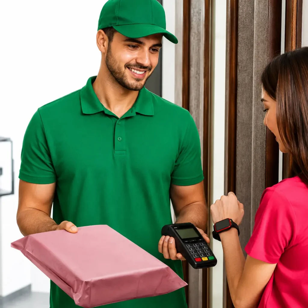 Taskpul rider providing on-demand delivery in Dubai