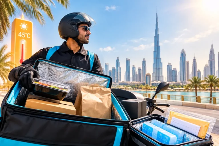 How TaskPul keeps food and parcels cool in 45°C Dubai weather